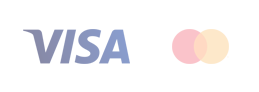 Payments by Visa or Mastercard